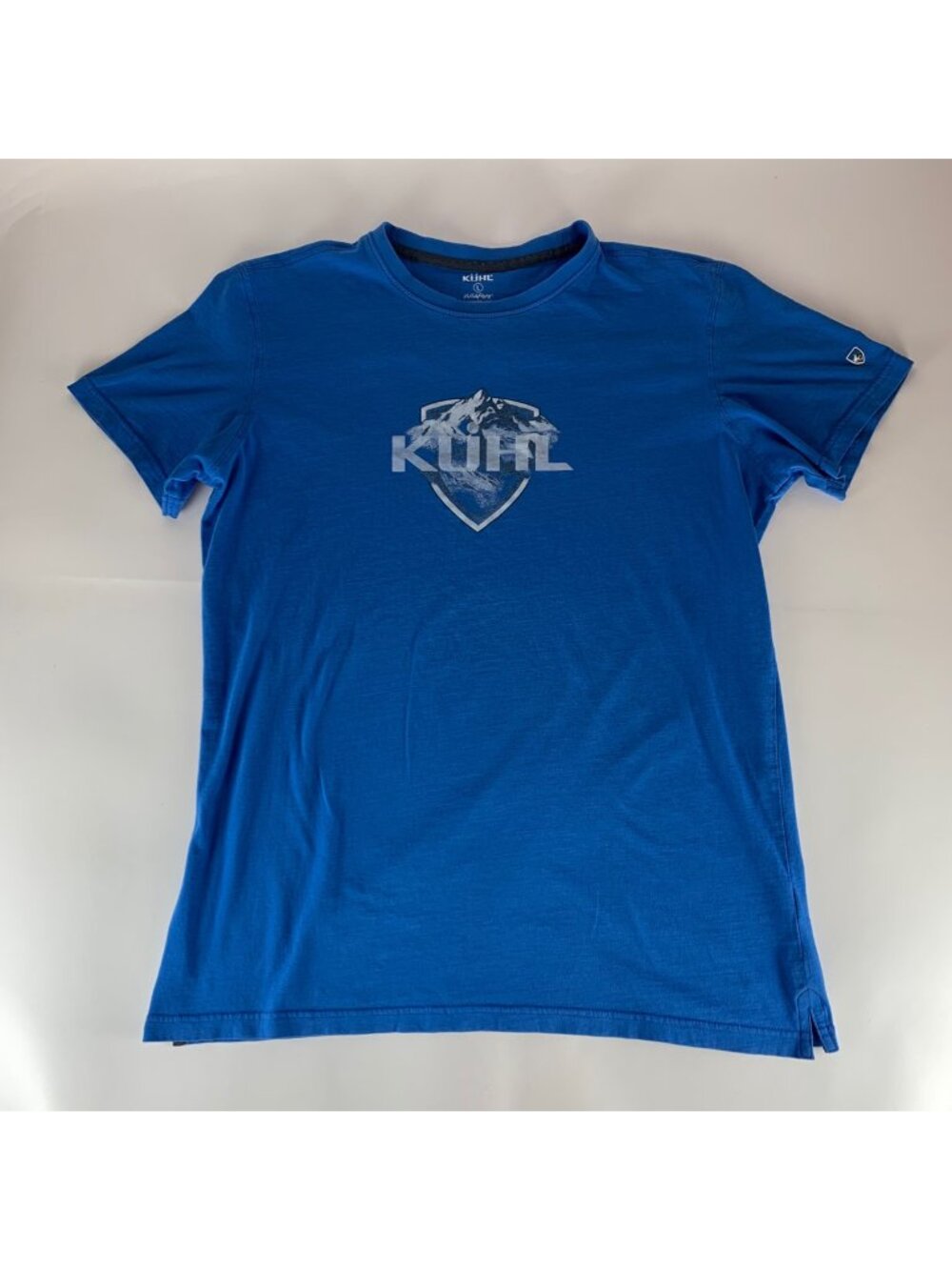 Kuhl Blue Short Sleeve Crewneck Shirt Mens Large